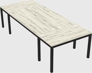 Shared office desks