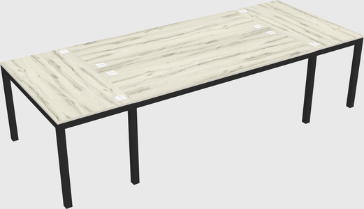 Shared office desks