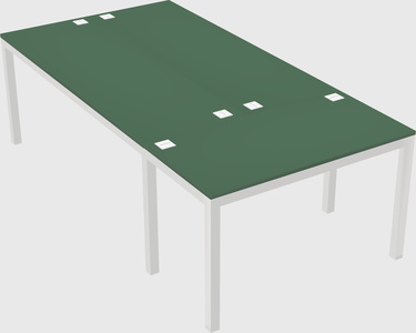 Shared office desks