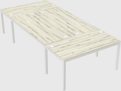 Shared office desks
