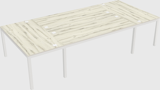 Shared office desks