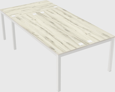 Shared office desks