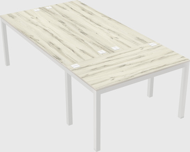 Shared office desks