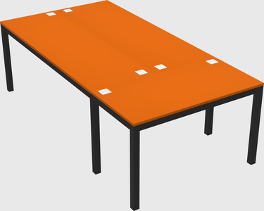 Shared office desks