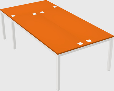 Shared office desks