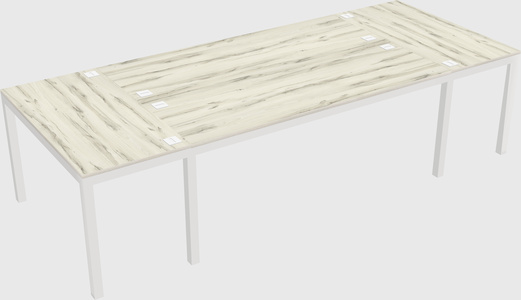 Shared office desks