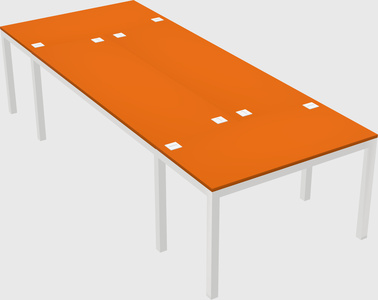 Shared office desks