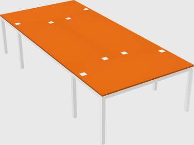 Shared office desks