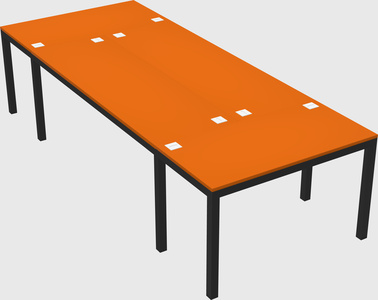 Shared office desks