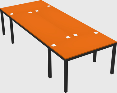 Shared office desks