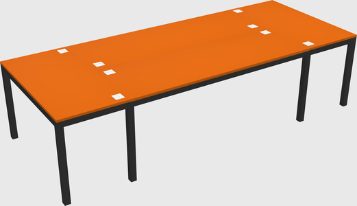 Shared office desks