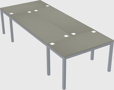 Shared office desks