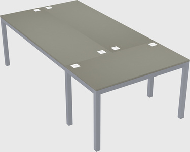 Shared office desks