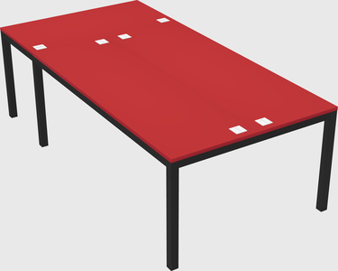 Shared office desks