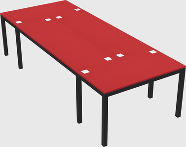 Shared office desks