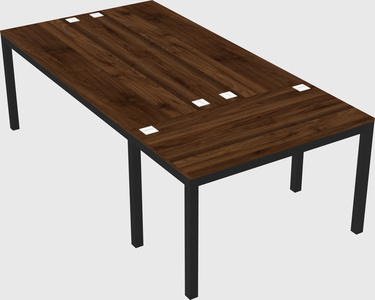 Shared office desks