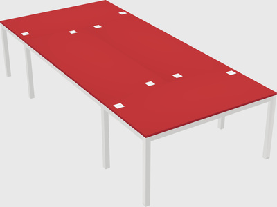 Shared office desks
