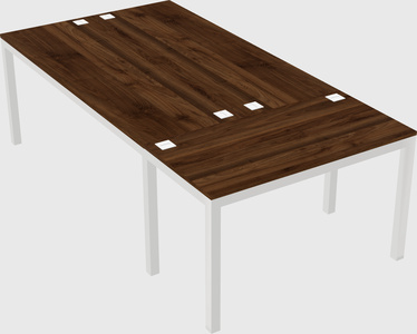 Shared office desks