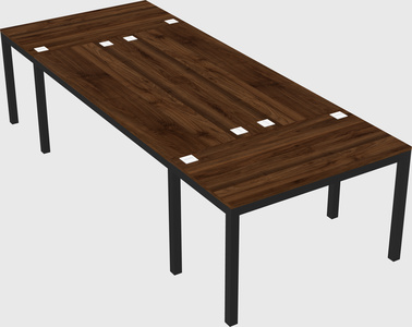 Shared office desks