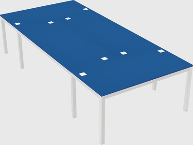 Shared office desks