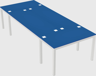Shared office desks
