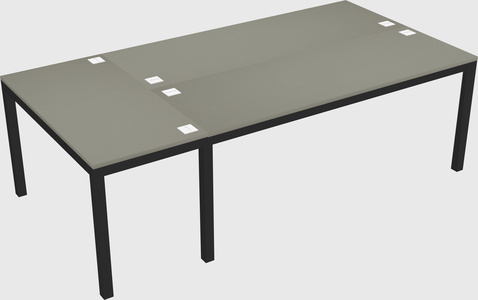 Shared office desks