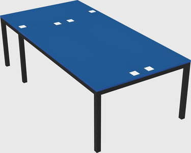 Shared office desks