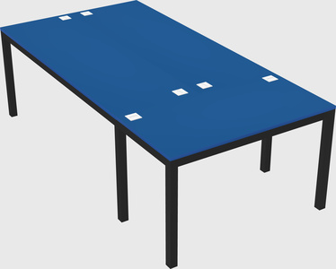 Shared office desks
