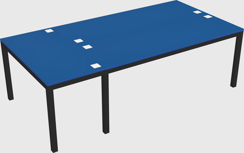 Shared office desks