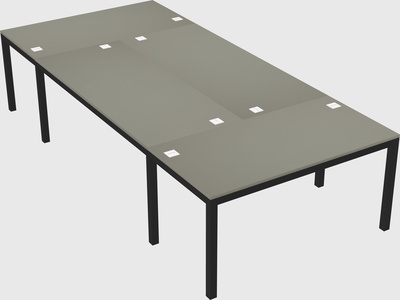 Shared office desks