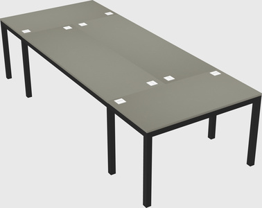 Shared office desks