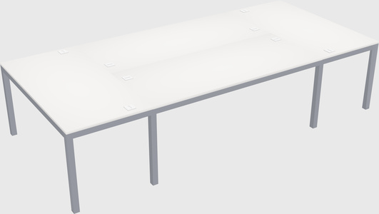 Shared office desks