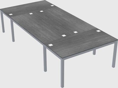 Shared office desks