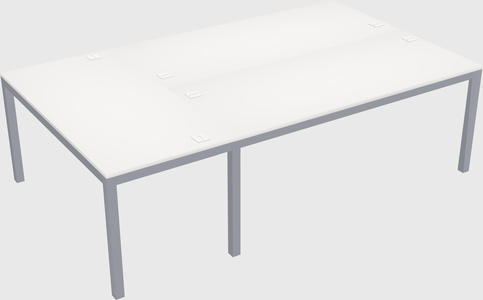 Shared office desks