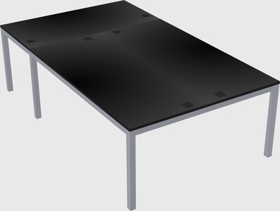 Shared office desks