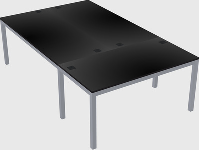 Shared office desks
