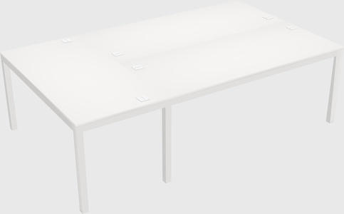 Shared office desks