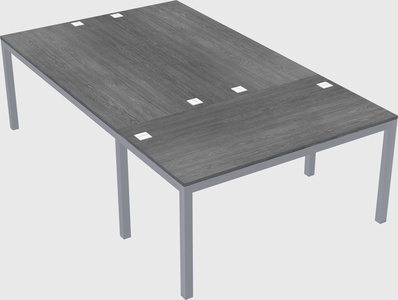 Shared office desks