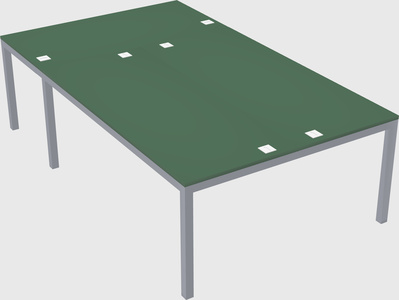 Shared office desks