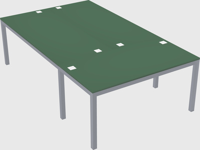 Shared office desks