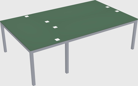 Shared office desks