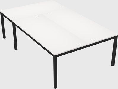 Shared office desks