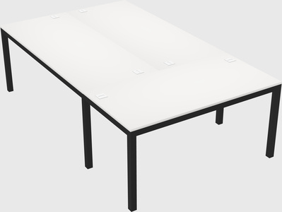 Shared office desks