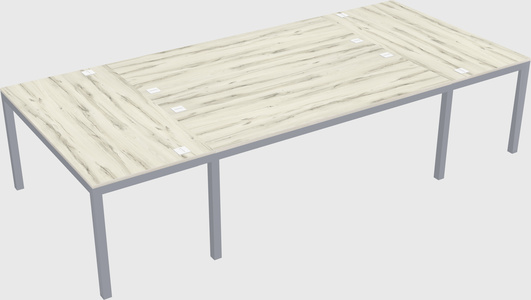 Shared office desks