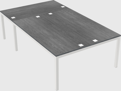 Shared office desks