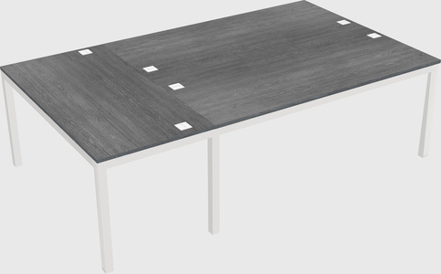 Shared office desks