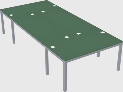 Shared office desks