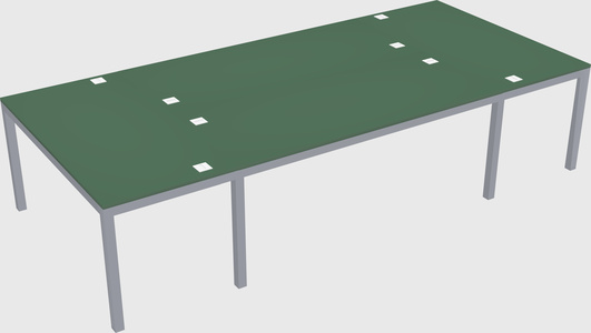 Shared office desks