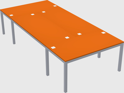 Shared office desks