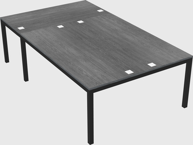 Shared office desks